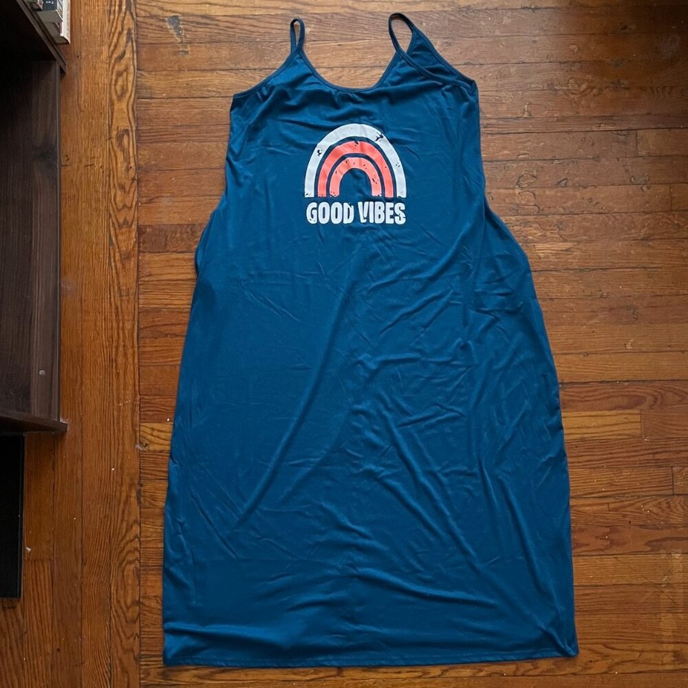 Good Vibes Tank Maxi Dress Size XXL